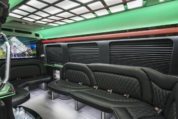 Fall River Sprinter Party Bus Interior