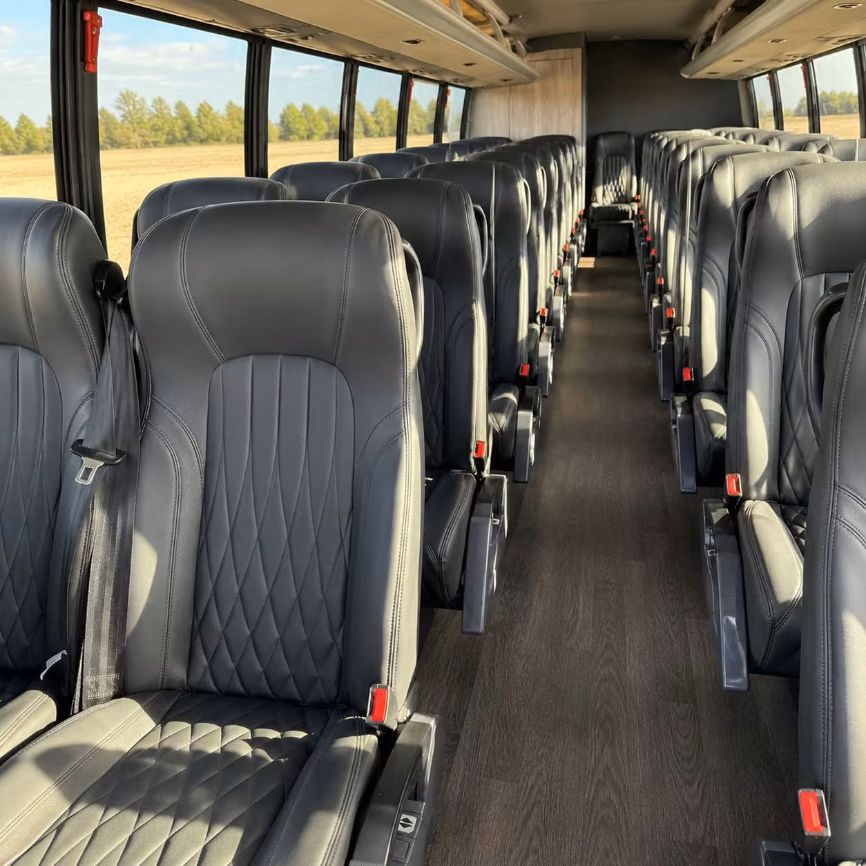 25 passenger minibus inside