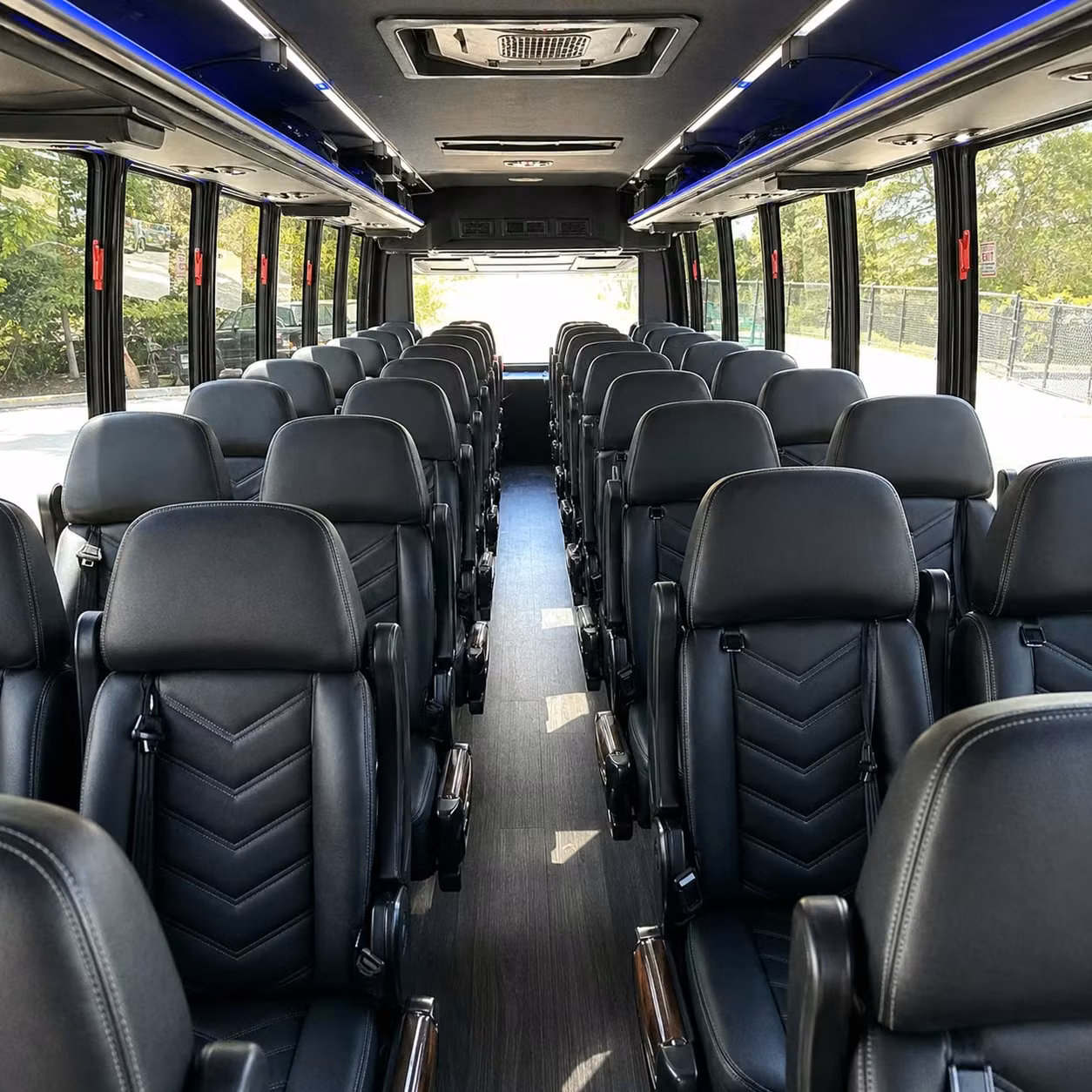 30 passenger minibus inside