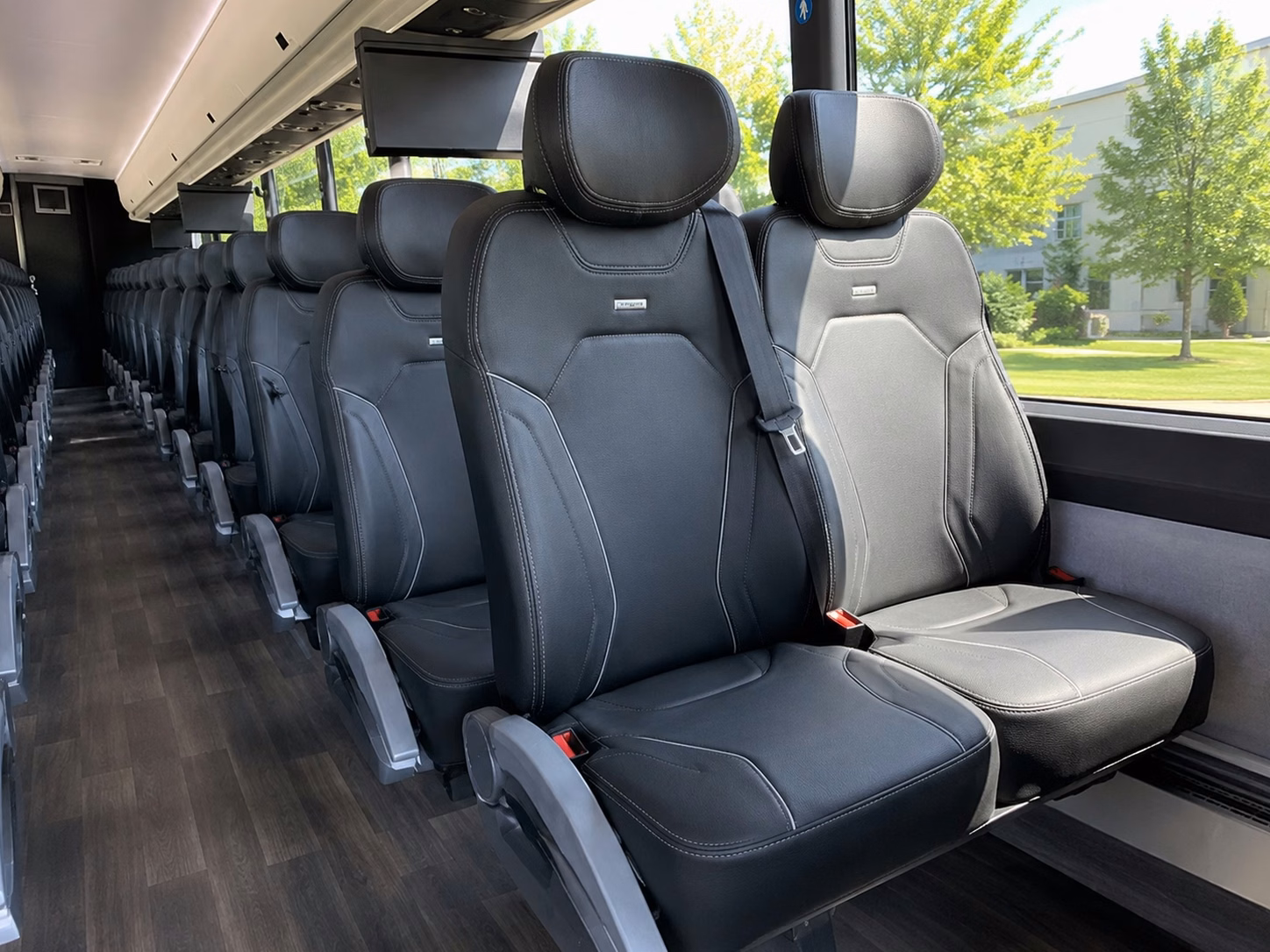 if your ceremony and reception are at different venues a wedding shuttle makes it seamless
