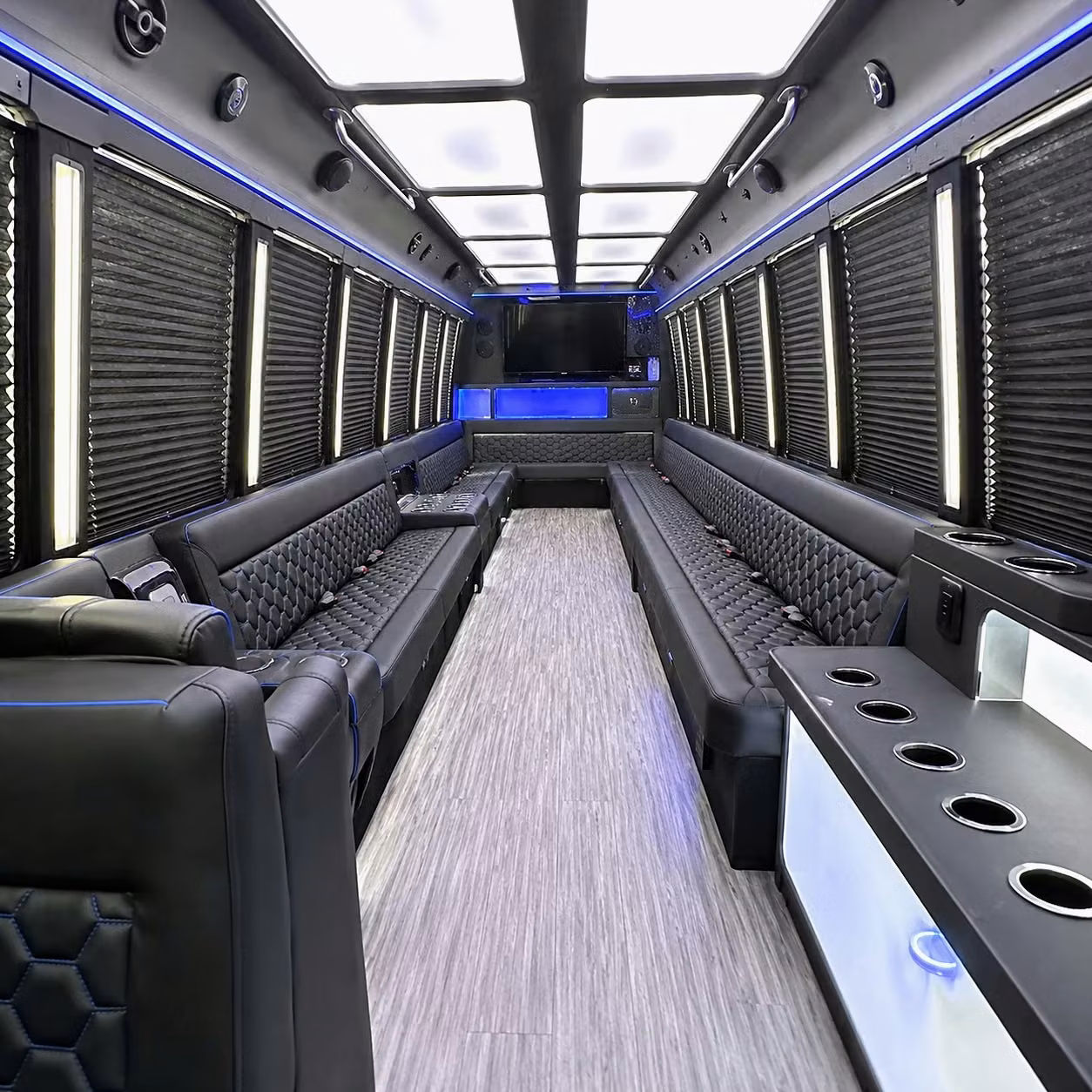 party bus interior