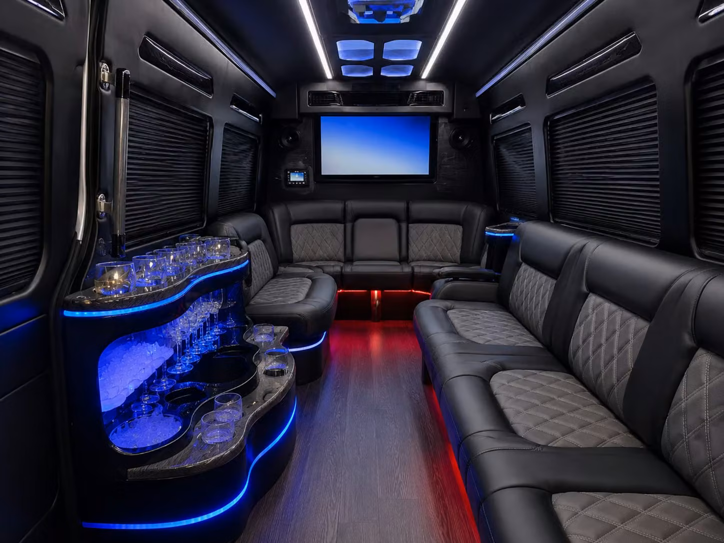 sprinter limousine inside