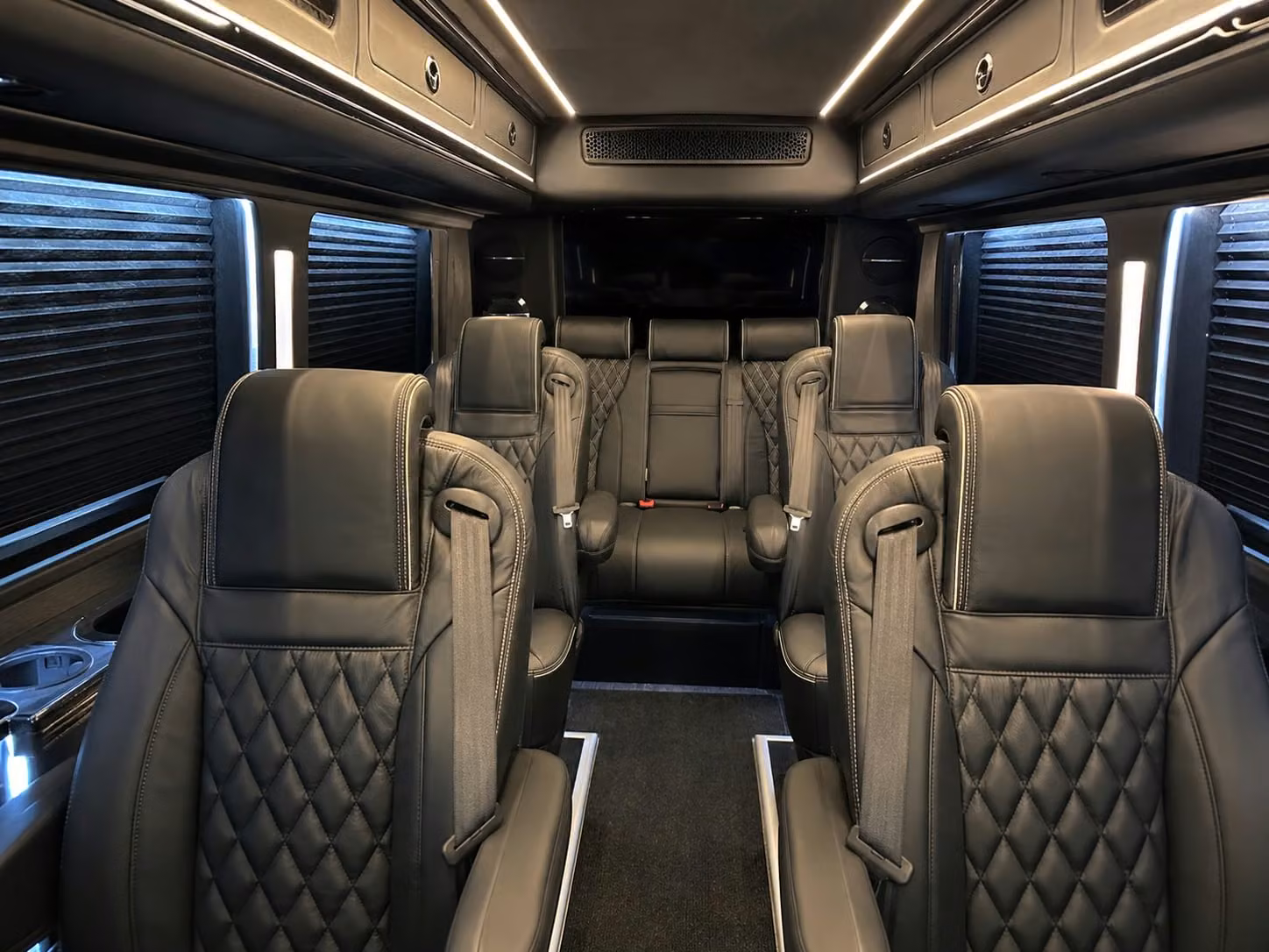 sprinter van with driver interior